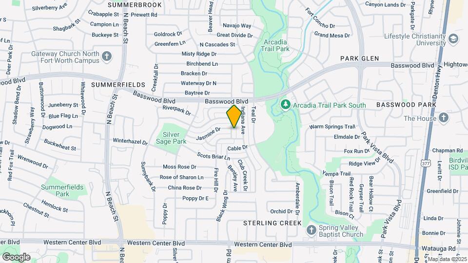 7212 Blackthorn Dr Map and Location Details