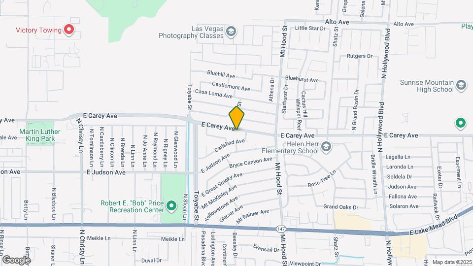 6155 E Carey Ave Map and Location Details