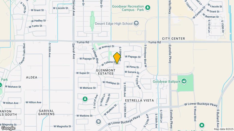 15962 W Pima St Map and Location Details