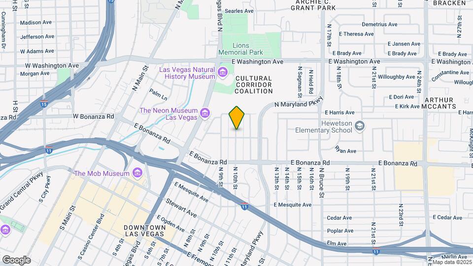 710 N 10th St Map and Location Details