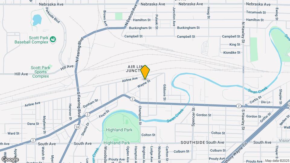 1580 Wayne St Map and Location Details