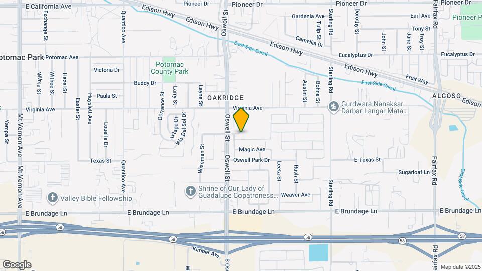5002 Canyon Peak Dr Map and Location Details