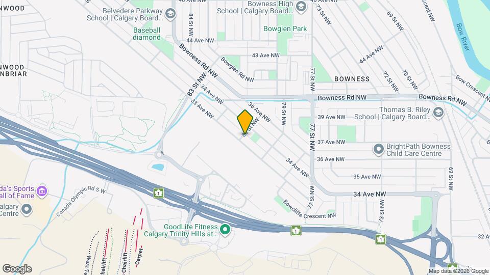 8040-8033 33 Ave NW Map and Location Details