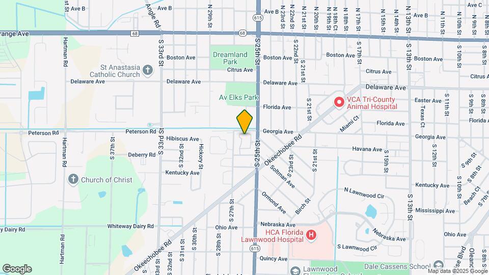 Live Oak Villas Map and Location Details