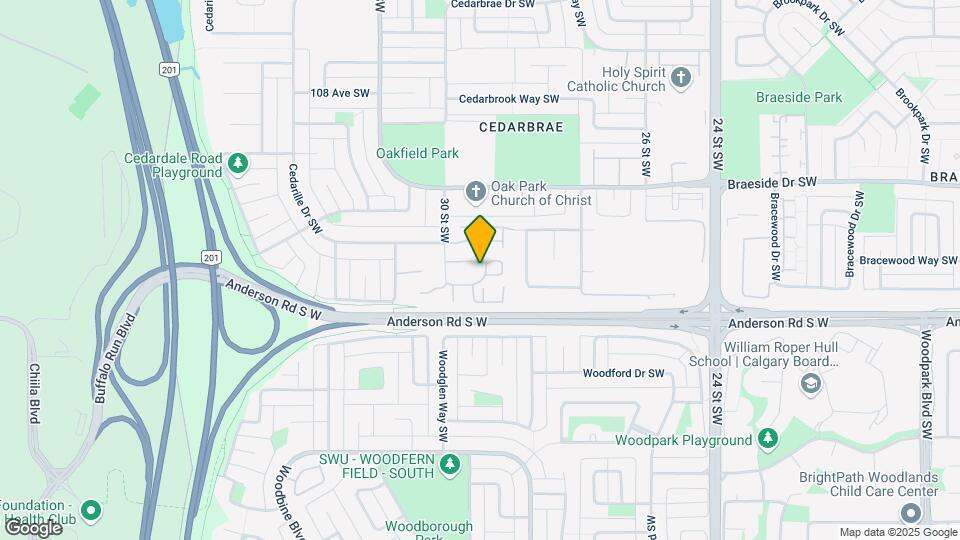 232 Cedarwood Park SW Map and Location Details