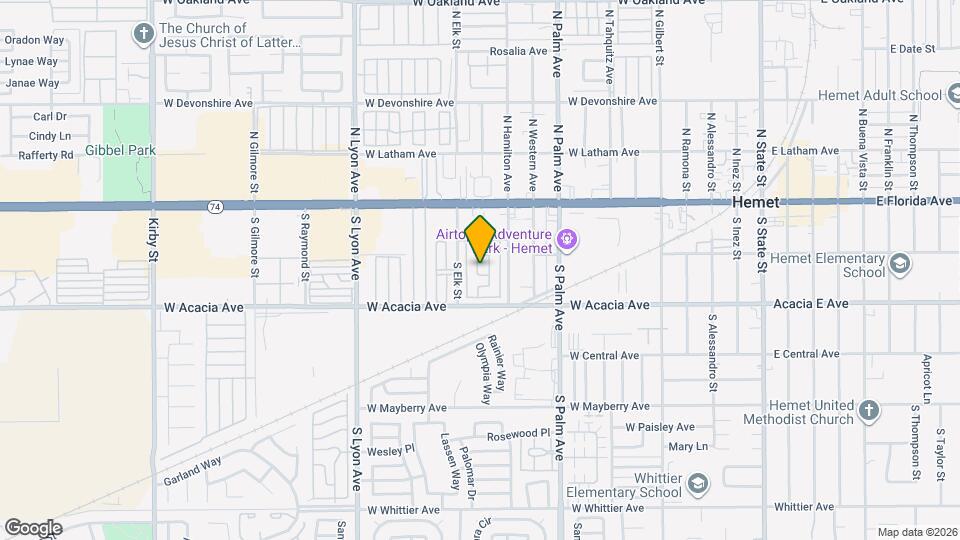 220 S Elk St Map and Location Details