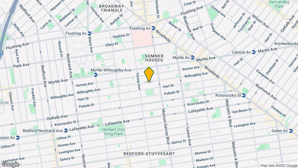 684-686 Willoughby Ave Mapa y Detalles de la Ubicación
