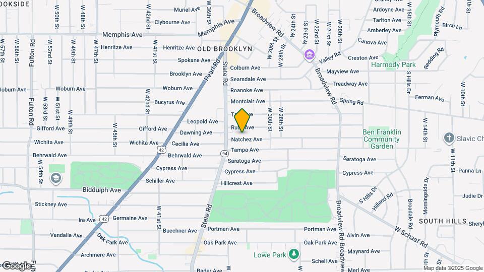 3304 Natchez Ave Map and Location Details