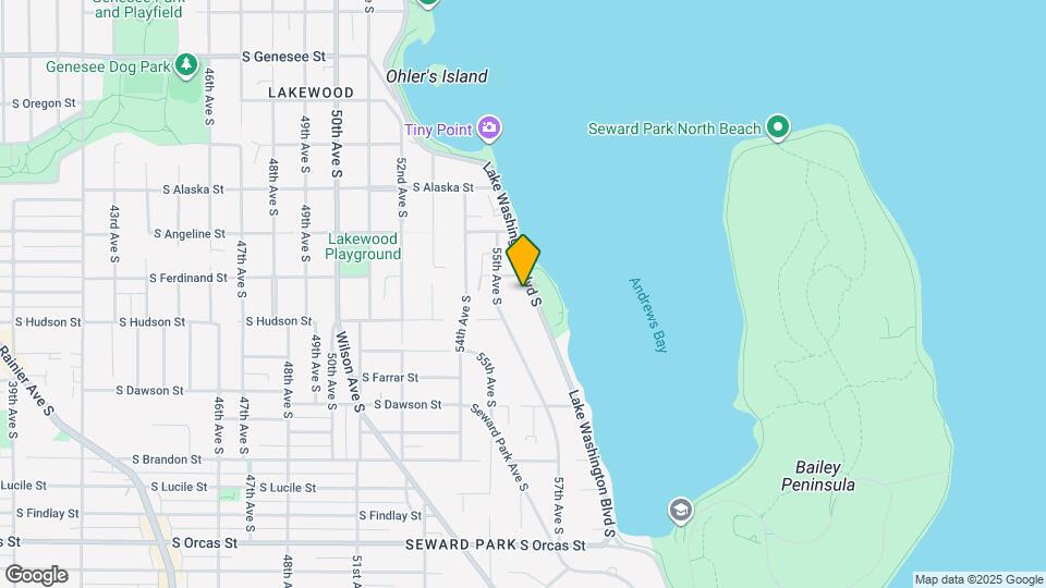 4915 Lake Washington Blvd S Map and Location Details