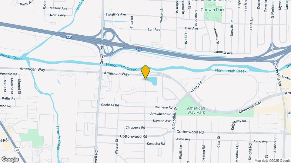 Ten Mile Creek Apartments Map and Location Details