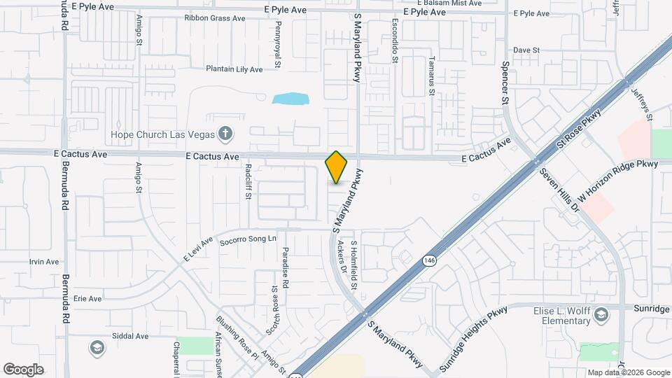 1136 Volcanic Garden Ct Mapa y Detalles de la Ubicación