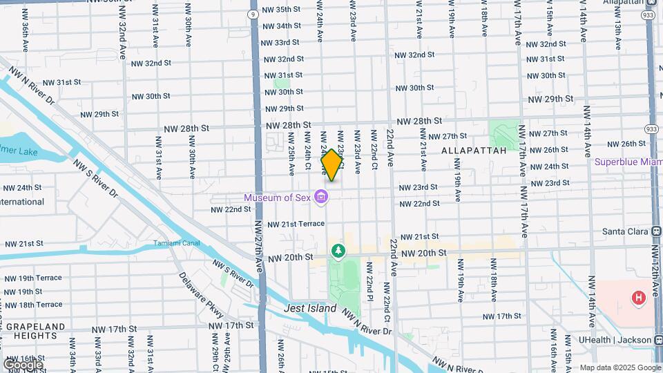2301 NW 24th Ave Map and Location Details