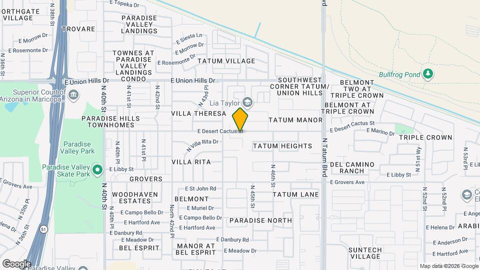 4414 E Villa Rita Dr Map and Location Details