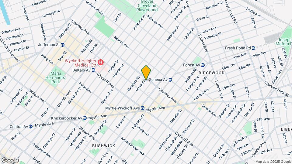 1686 Grove St Map and Location Details