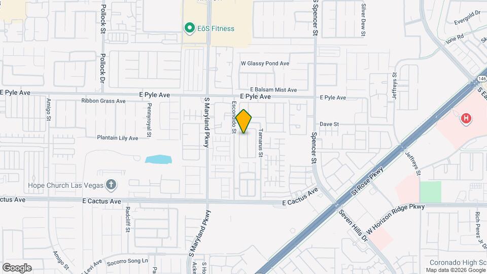 10256 Missouri Meadows St Map and Location Details