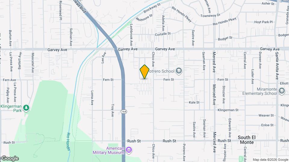 2543 Dorris St Map and Location Details