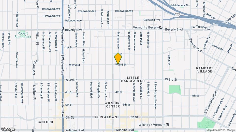 3908 W 2nd St Mapa y Detalles de la Ubicación