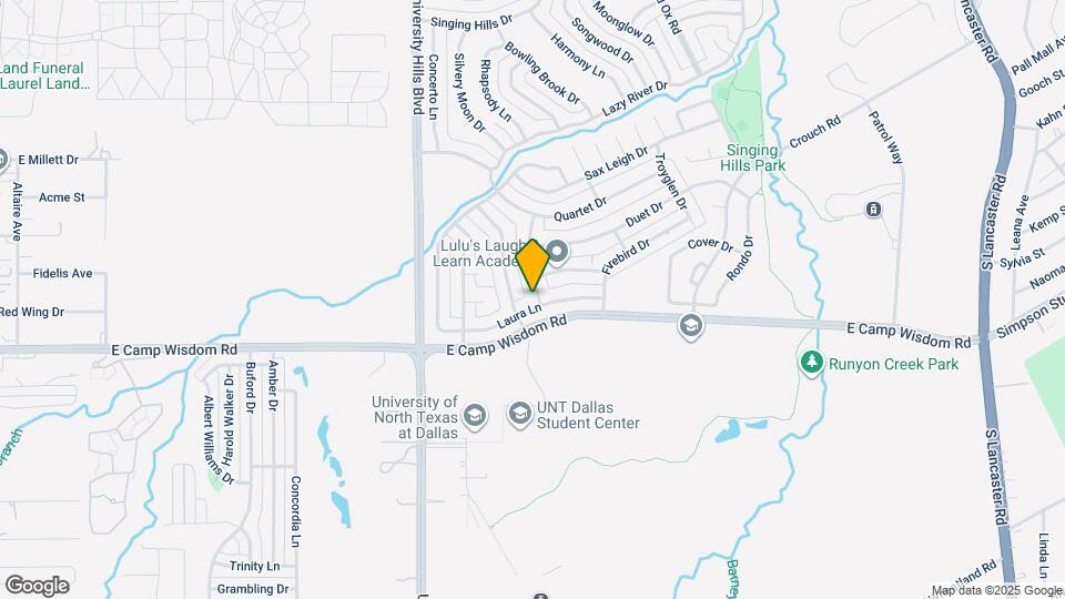 1417 Laura Ln Map and Location Details