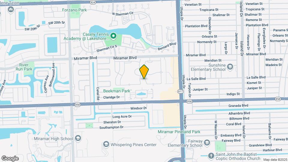 2816 SW 83rd Ave Map and Location Details