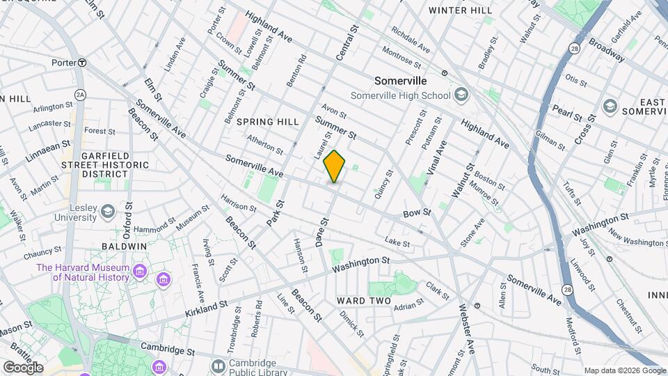 467 Somerville Ave, Unit 467 Map and Location Details