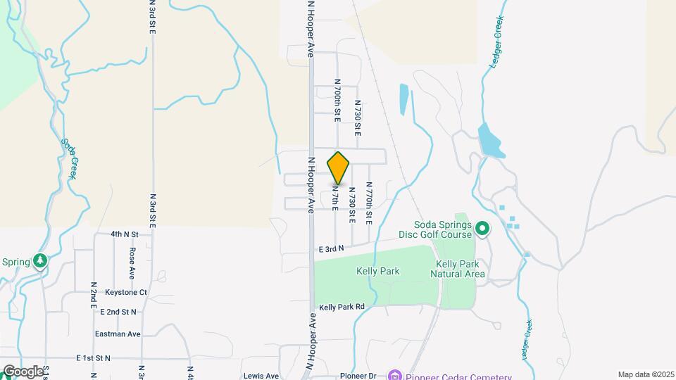 Soda Springs Vista Apartments Map and Location Details