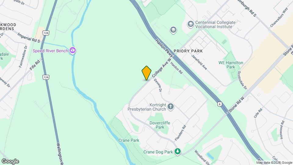 490 College Ave W Map and Location Details