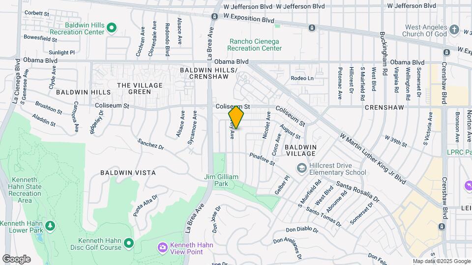 3910 Stevely Ave Map and Location Details