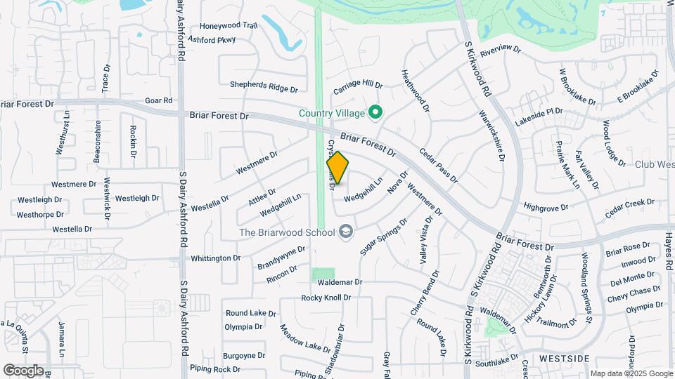 1619 Crystal Hills Dr Map and Location Details