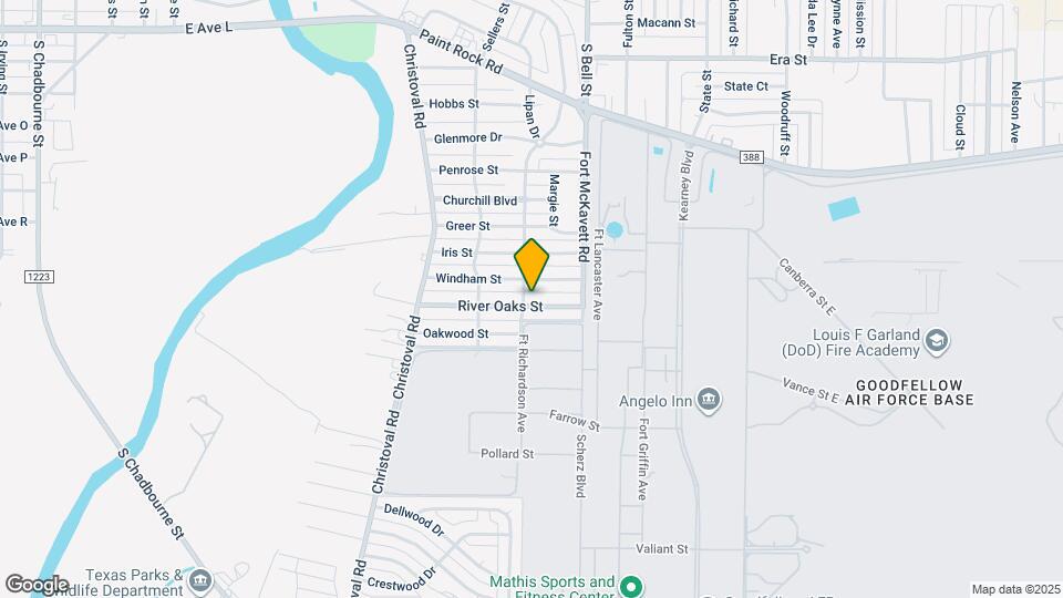 306 River Oaks St Map and Location Details