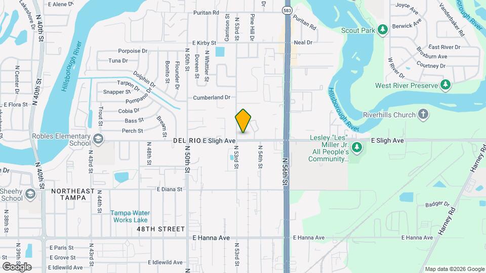 5310 E Sligh Ave Map and Location Details