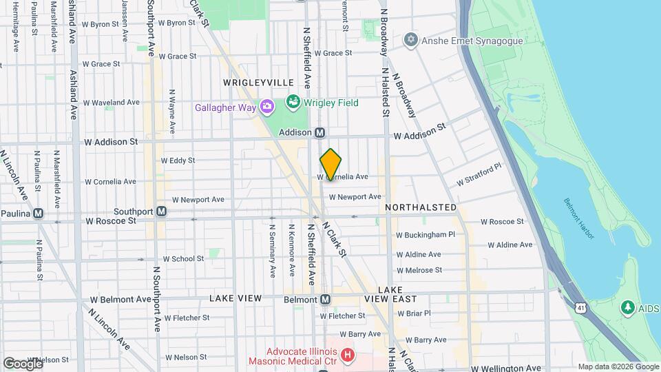 925-935 W Cornelia Ave Mapa y Detalles de la Ubicación