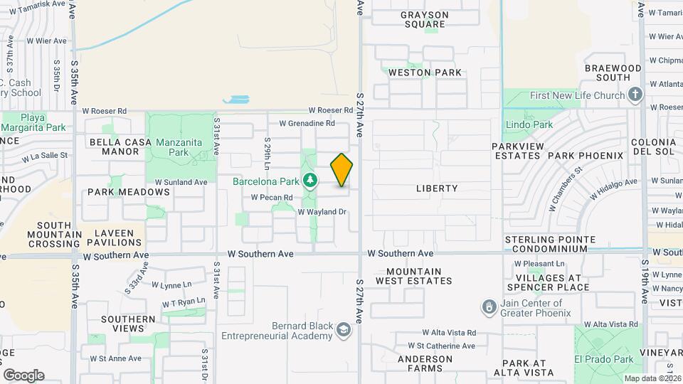 2718 W Pecan Rd Map and Location Details