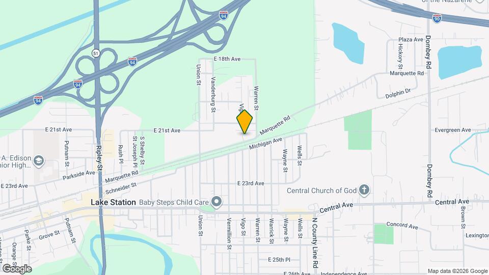 4546 Marquette Rd Map and Location Details