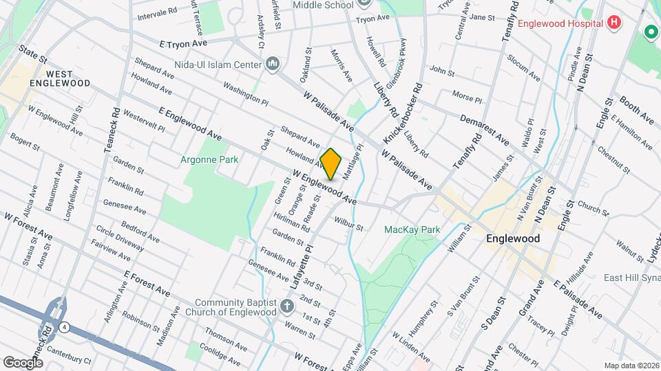 255 W Englewood Ave Map and Location Details