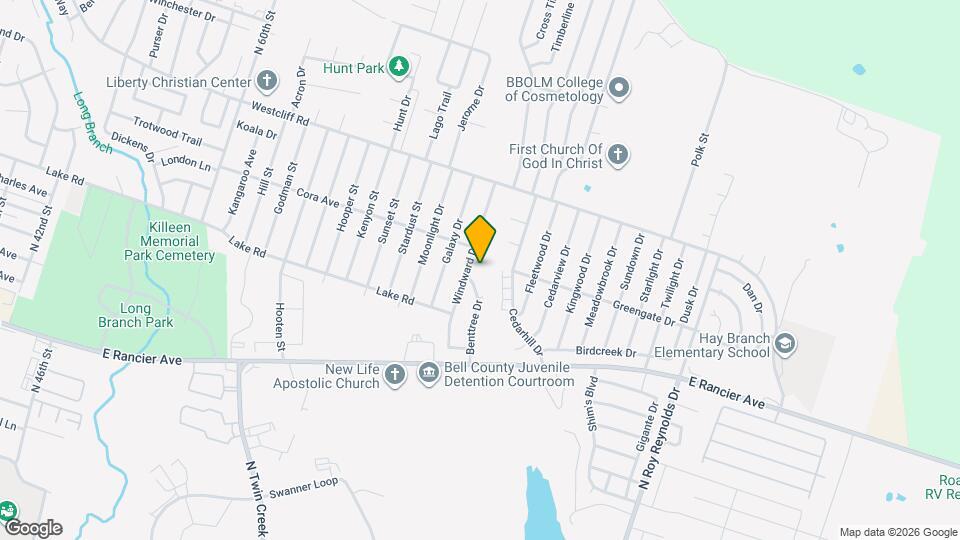 1802 Windward Dr Map and Location Details