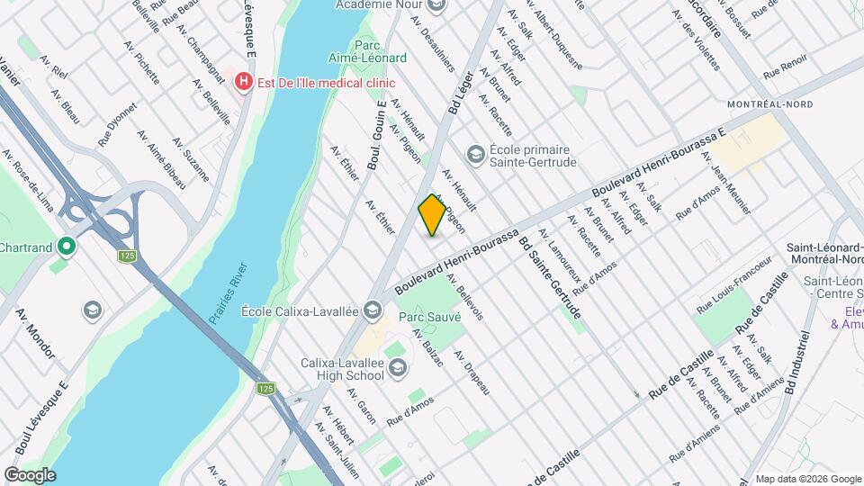 11711 Bellevois Av Map and Location Details