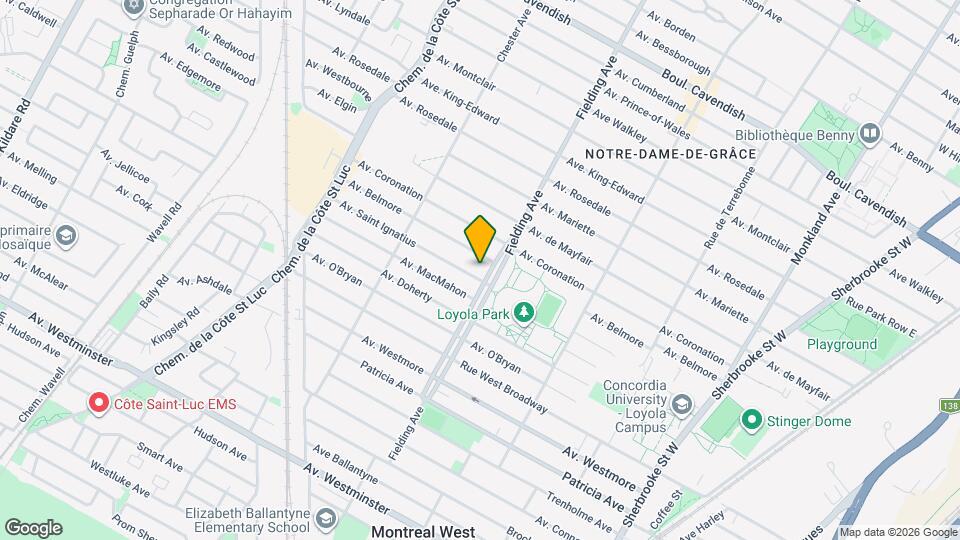 7085 Fielding Av Map and Location Details