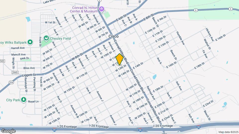 202 W 13th St Map and Location Details