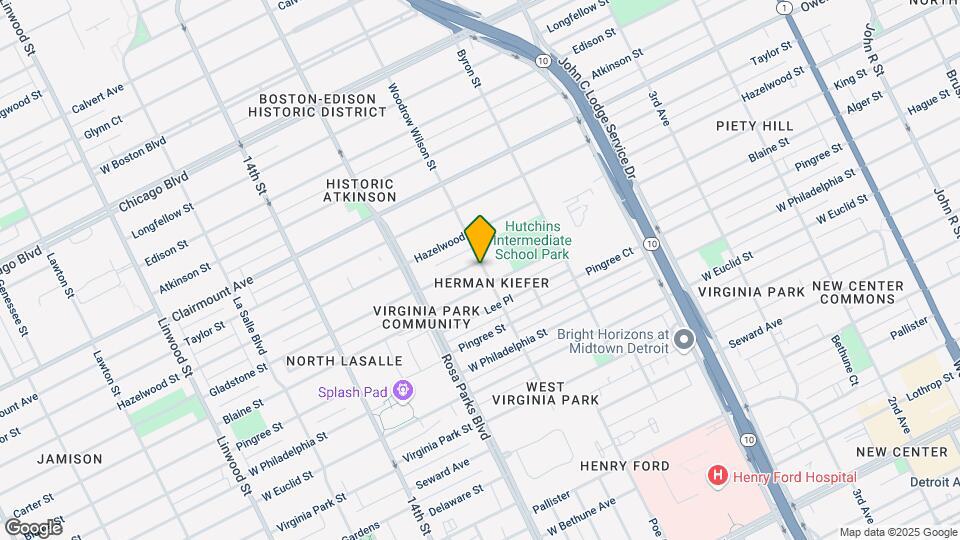 1603 Gladstone St Map and Location Details