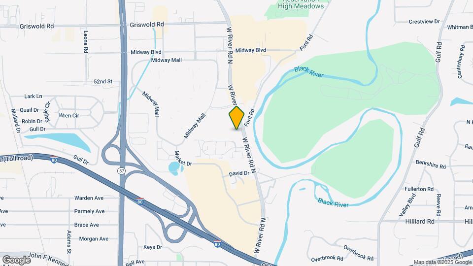 1448 W River Rd N Map and Location Details