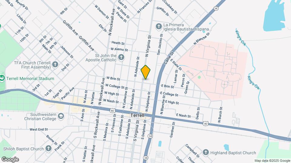 301 E Brin Mapa y Detalles de la Ubicación