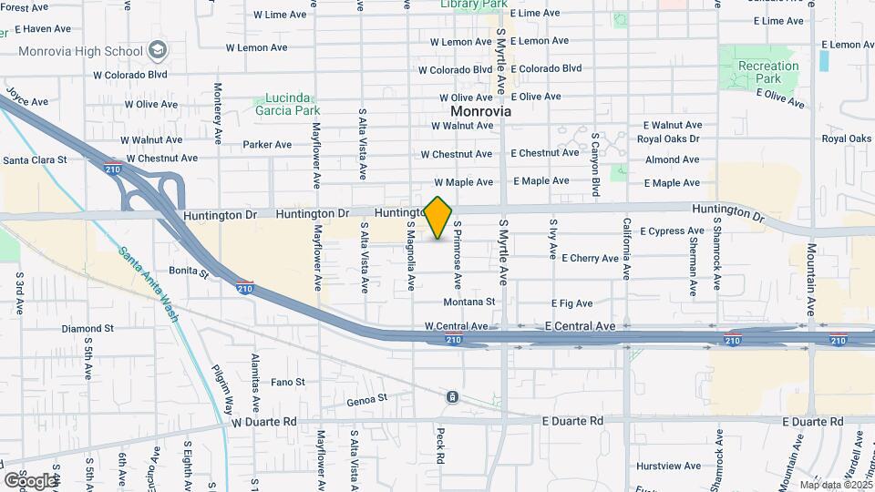224 W Cypress Ave Map and Location Details