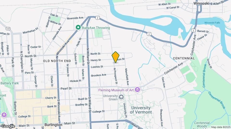 89 N Prospect St Map and Location Details