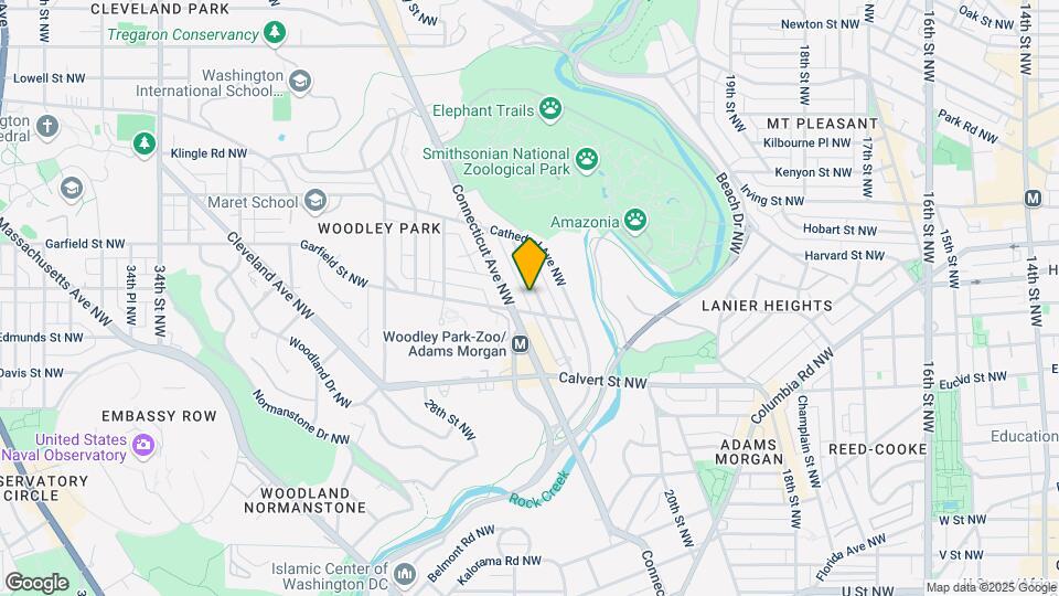 2716 Woodley Pl NW Map and Location Details