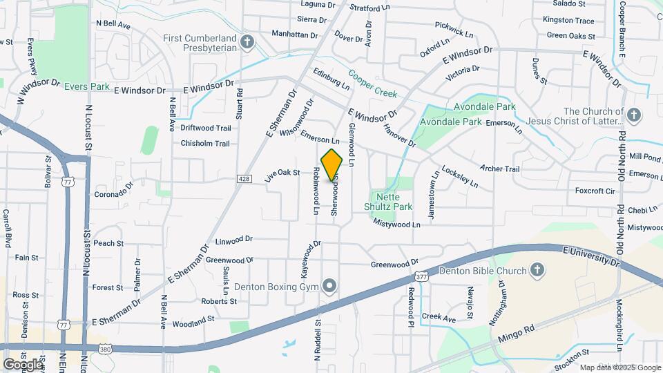 2603 Sherwood St Map and Location Details