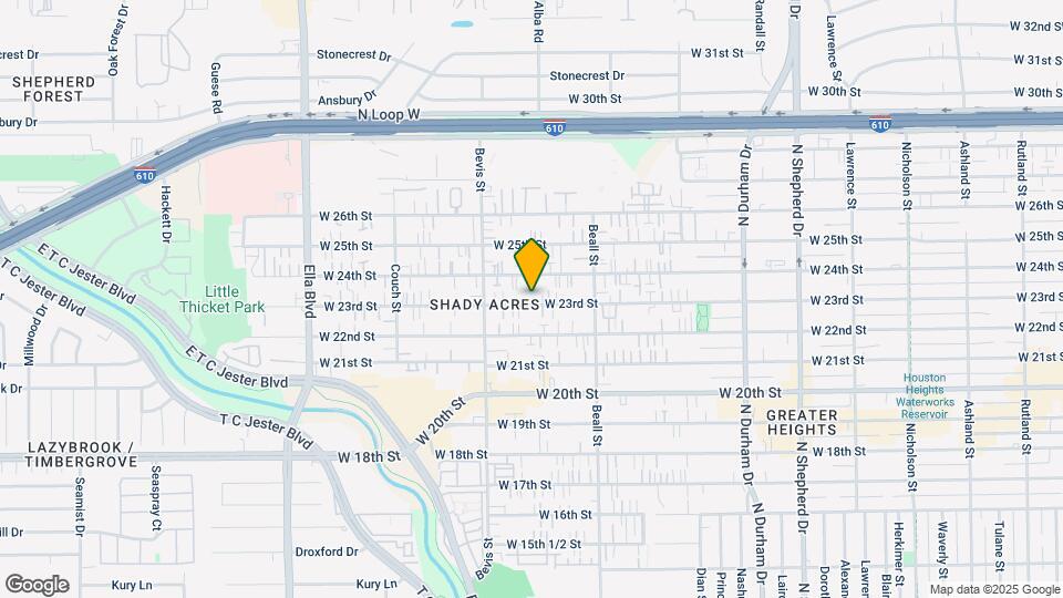 1221 W 23rd St Map and Location Details