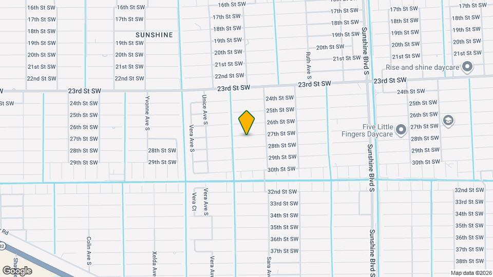 3413 27th St SW Map and Location Details