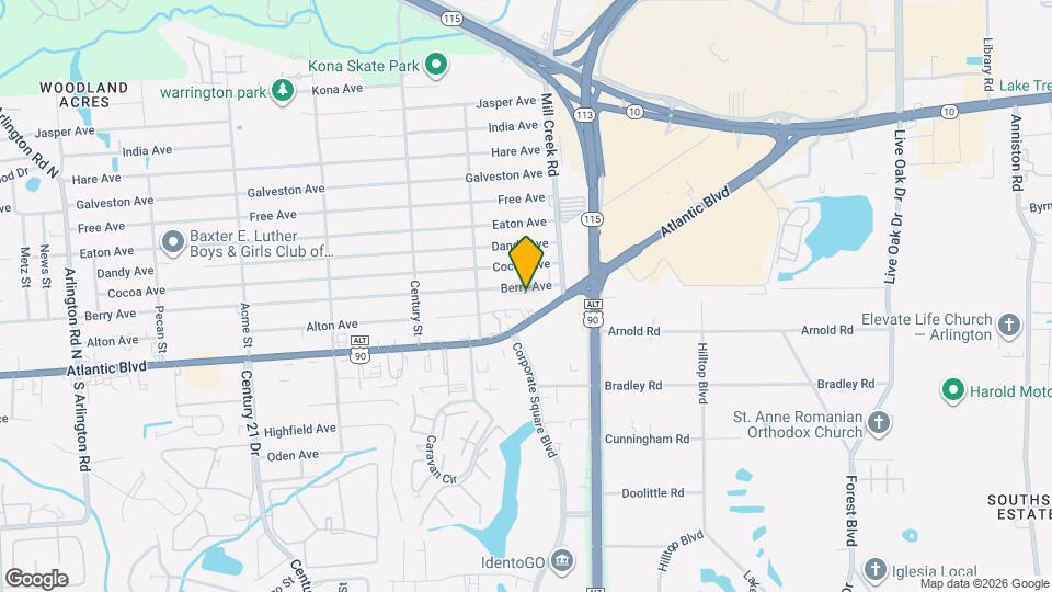 9038 Berry Ave Mapa y Detalles de la Ubicación