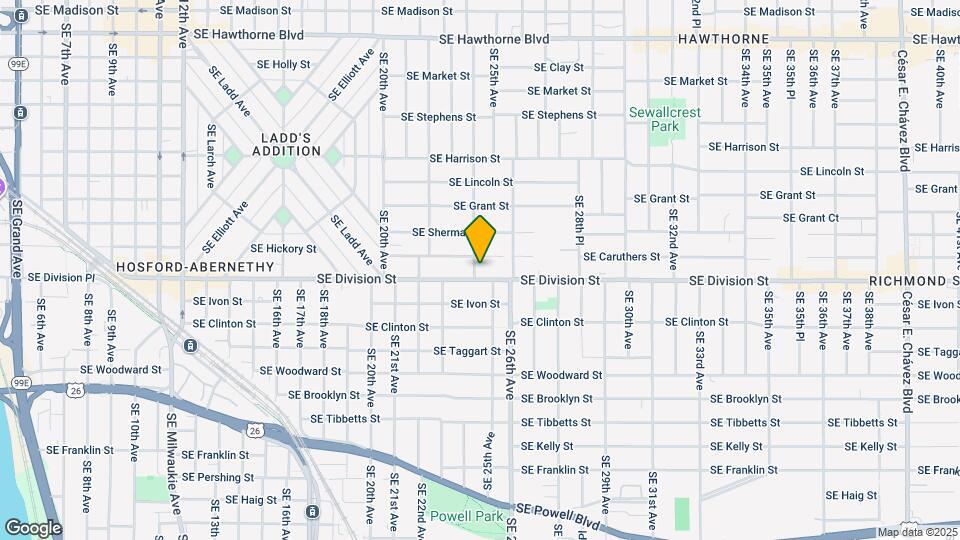 2424 SE 24th Ave Mapa y Detalles de la Ubicación