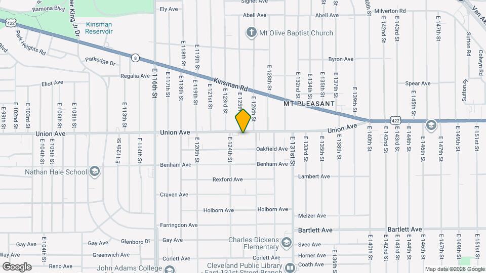 12506 Union Ave Map and Location Details